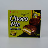 Lotte Choco Pie Green Tea Flavour
